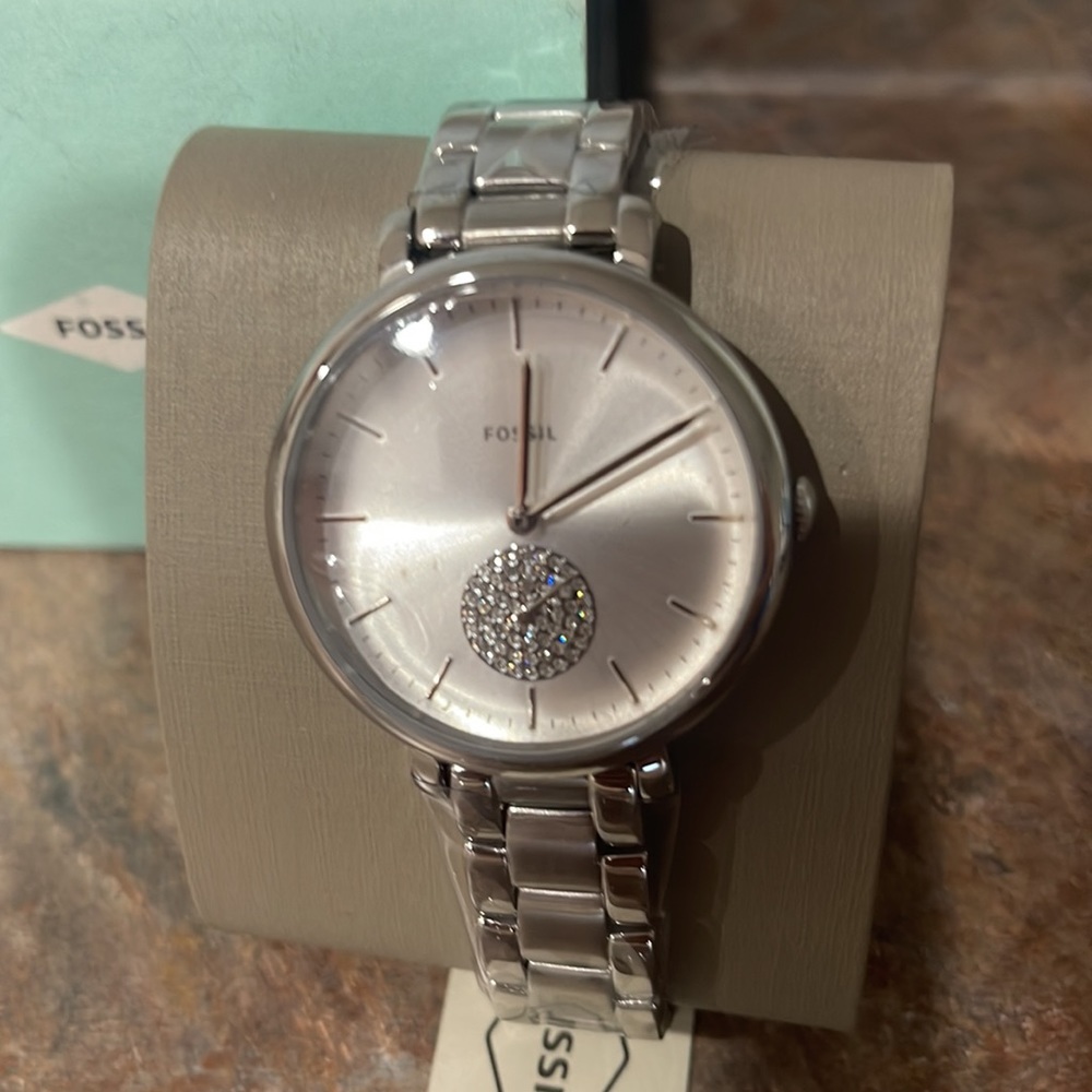 Women's Stainless Steel Fossil Watch -36mm